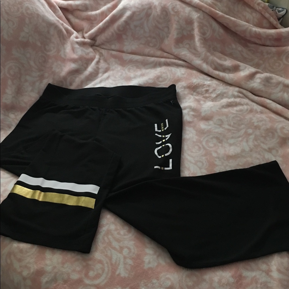 Black LOVE Danskin Now Sweat Pants